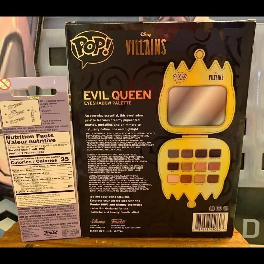 Funko X Disney Evil Queen Eyeshadow Palette & Pez